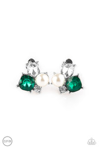 Highly High-Class - Green Earrings