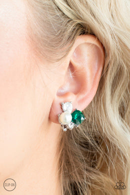 Highly High-Class - Green Earrings