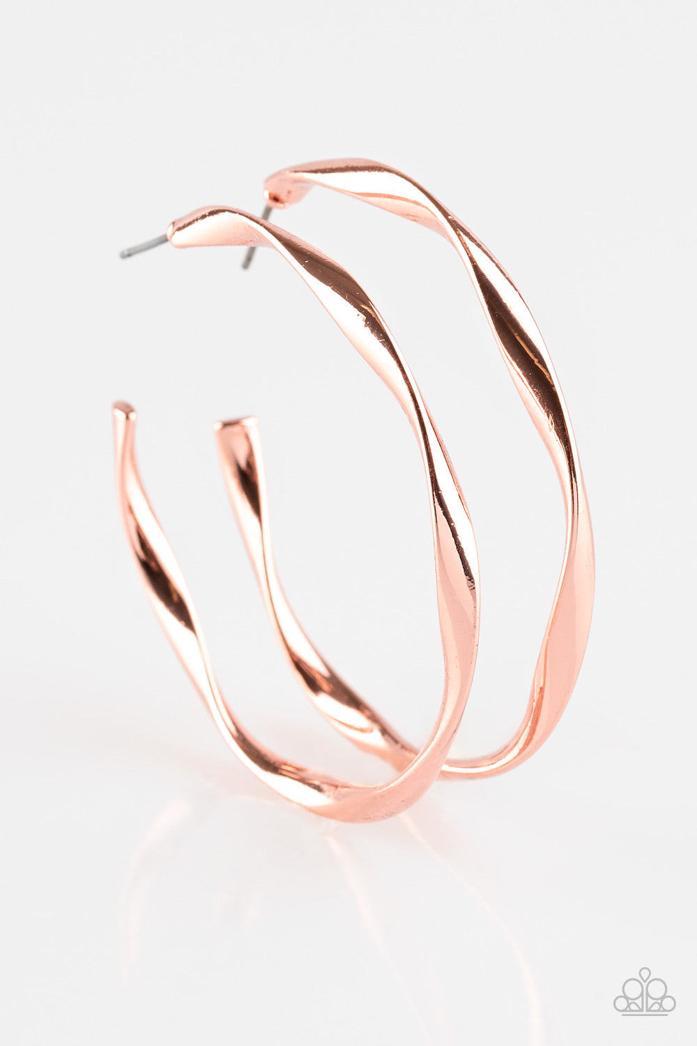 Plot Twist - Copper Earrings