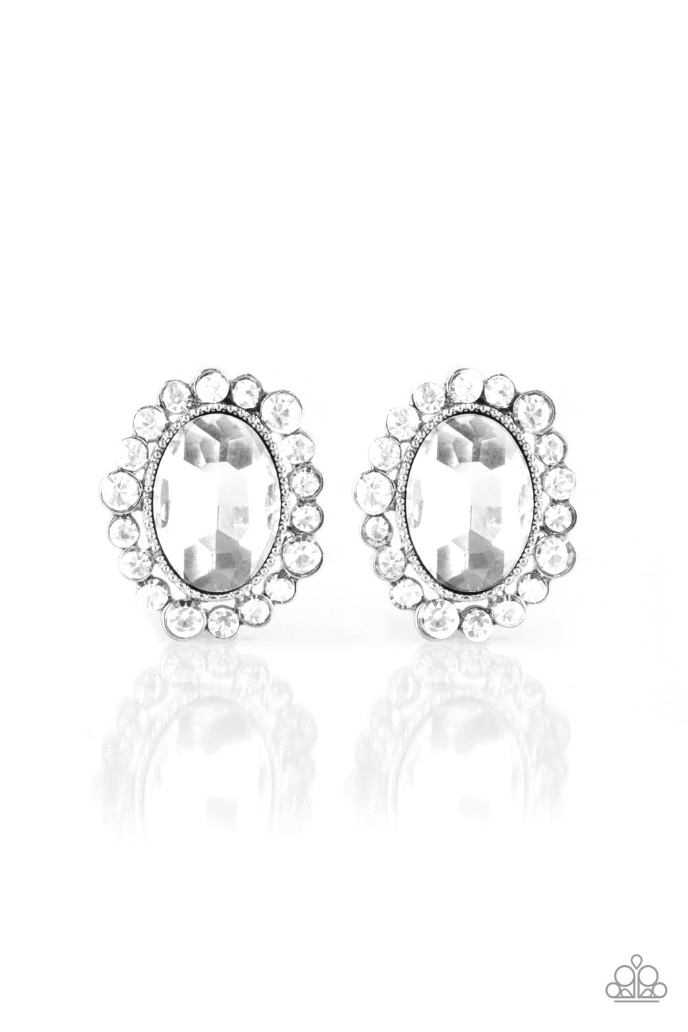 Hold Court - White Earrings **Pre-Order**