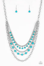 Load image into Gallery viewer, Ground Forces - Blue Necklace