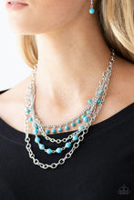Load image into Gallery viewer, Ground Forces - Blue Necklace