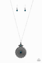 Load image into Gallery viewer, Walk On The WILDFLOWER Side - Blue Necklace