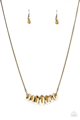 Leading Lady - Brass Necklace
