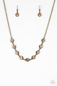 Starlit Socials - Brass Necklace