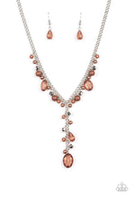 Load image into Gallery viewer, Crystal Couture - Brown Necklace