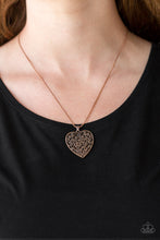 Load image into Gallery viewer, Look Into Your Heart - Copper Necklace