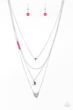 Load image into Gallery viewer, Gypsy Heart - Pink Necklace