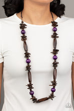 Load image into Gallery viewer, Cozumel Coast - Purple Necklace