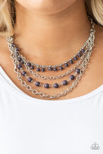 Load image into Gallery viewer, Ground Forces - Purple Necklace
