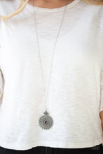 Load image into Gallery viewer, Walk On The WILDFLOWER Side - Purple Necklace