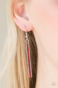 Intensely Industrial - Red Necklace