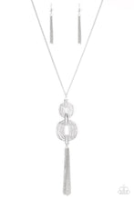 Load image into Gallery viewer, Timelessly Tasseled - Silver Necklace **Pre-Order**