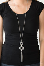 Load image into Gallery viewer, Timelessly Tasseled - Silver Necklace **Pre-Order**