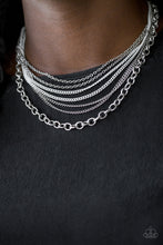 Load image into Gallery viewer, Intensely Industrial - White Necklace **Pre-Order**