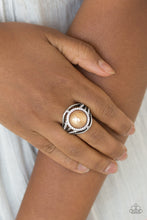 Load image into Gallery viewer, Pampered In Pearls - Brown Ring