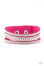 Load image into Gallery viewer, Rollin In Rhinestones - Pink Bracelet