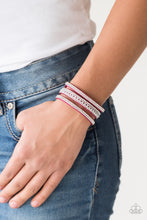 Load image into Gallery viewer, Rollin In Rhinestones - Pink Bracelet