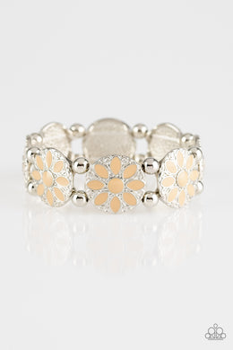 Dancing Dahlias - Brown Bracelet