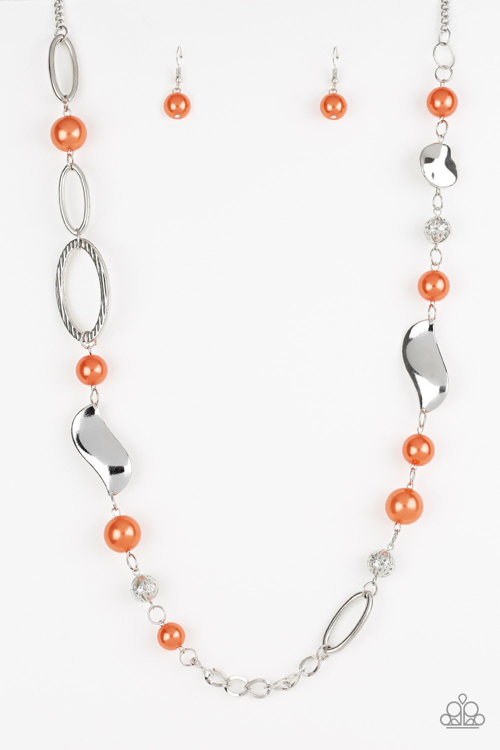 All About Me - Orange Necklace