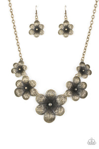 Secret Garden- Brass Necklace