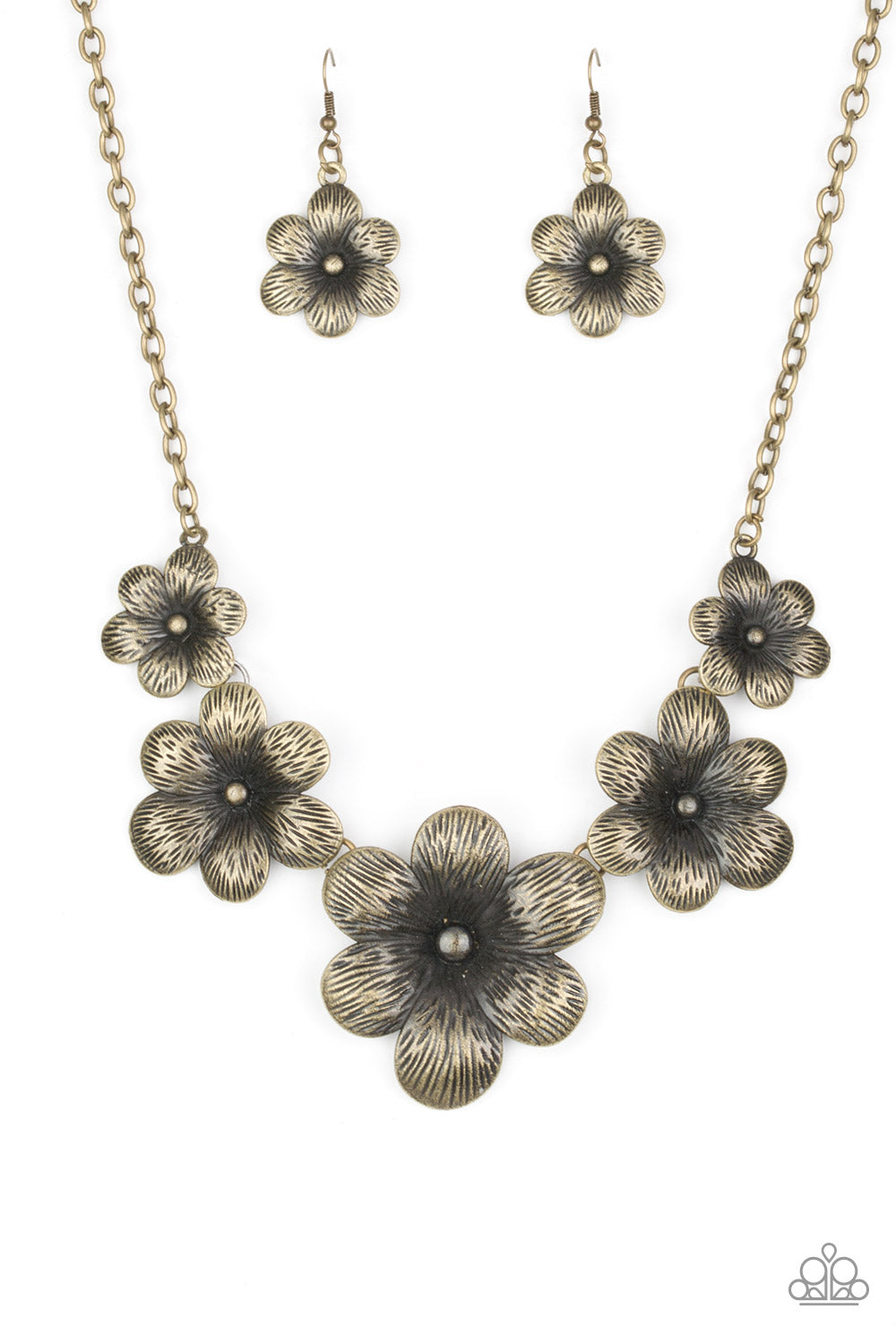 Secret Garden- Brass Necklace