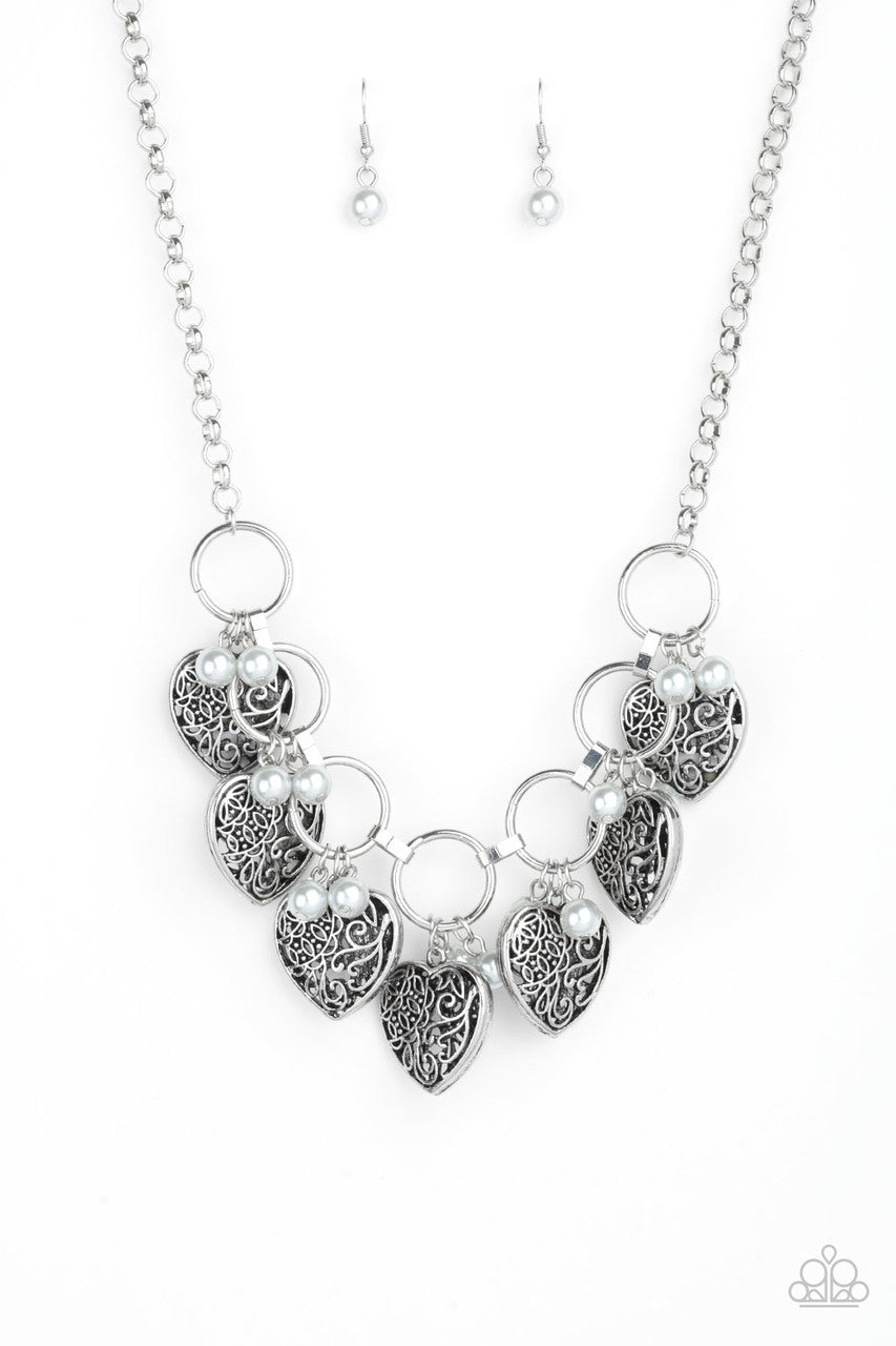 Very Valentine - Silver Necklace