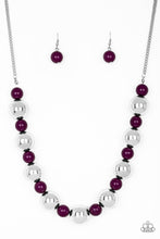 Load image into Gallery viewer, Top Pop - Purple Necklace