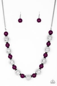 Top Pop - Purple Necklace