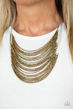 Load image into Gallery viewer, Catwalk Queen - Brass Necklace