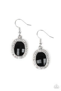 The Modern Monroe - Black Earrings