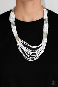 Let It BEAD - White Necklace