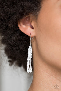 Let It BEAD - White Necklace
