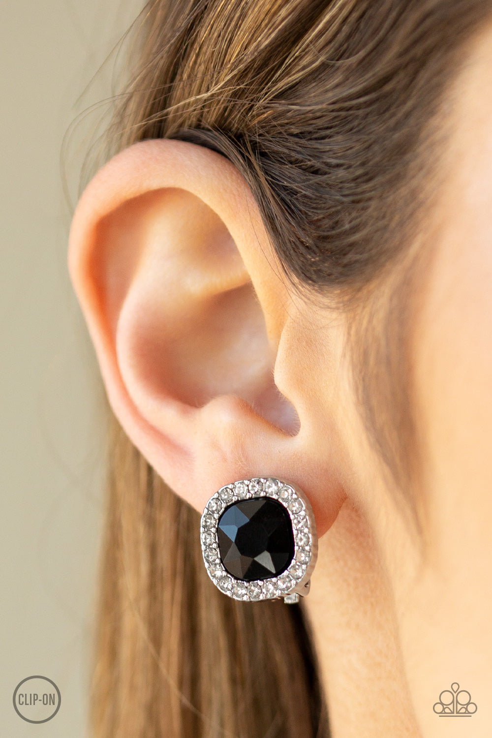 Bling Tastic! Black Earrings