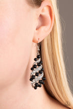 Load image into Gallery viewer, Ballroom Waltz - Black Earrings
