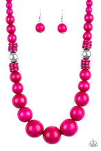 Load image into Gallery viewer, Panama Panorama - Pink Necklace