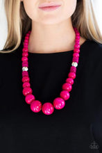 Load image into Gallery viewer, Panama Panorama - Pink Necklace