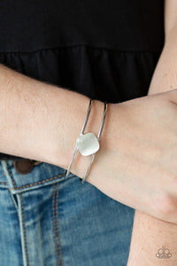 Turn Up The Glow - White Bracelet