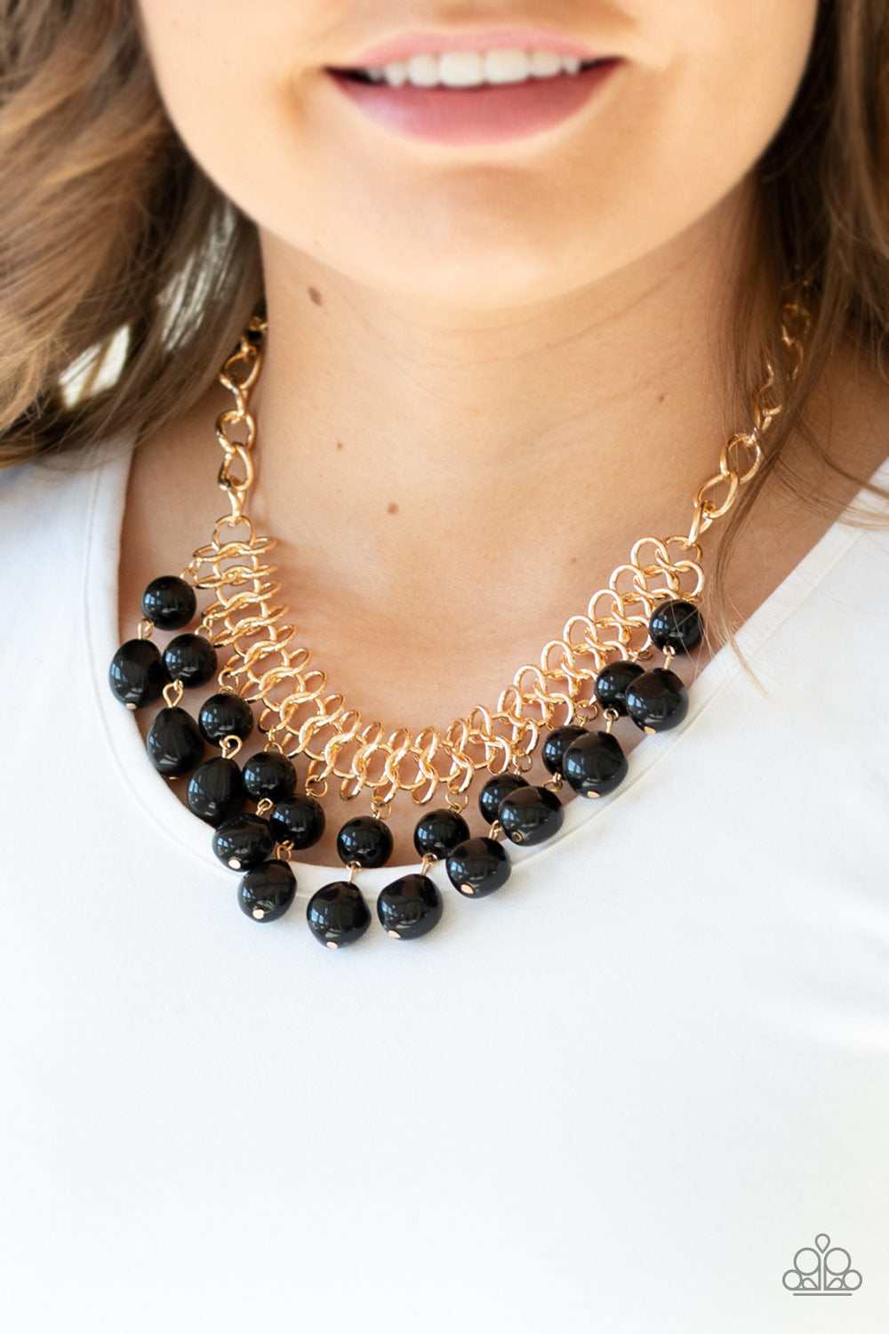 5th Avenue Fleek - Black Necklace