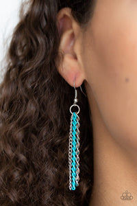 Industrial Vibrance - Blue Necklace
