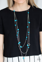 Load image into Gallery viewer, Brilliant Bliss - Blue Necklace
