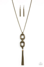 Load image into Gallery viewer, Enmeshed in Mesh - Brass Necklace