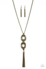 Load image into Gallery viewer, Enmeshed in Mesh - Brass Necklace
