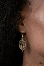 Load image into Gallery viewer, Leafy Lagoon - Brass Necklace **Pre-Order**