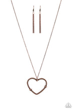 Load image into Gallery viewer, Straight From The Heart - Copper Necklace