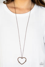 Load image into Gallery viewer, Straight From The Heart - Copper Necklace