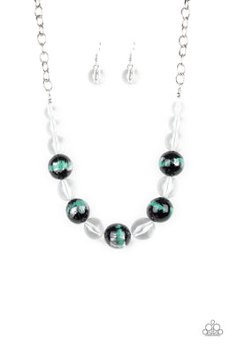 Torrid Tide - Green Necklace