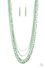 Load image into Gallery viewer, Industrial Vibrance - Green Necklace