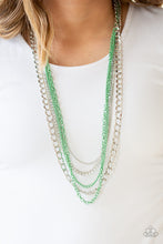 Load image into Gallery viewer, Industrial Vibrance - Green Necklace