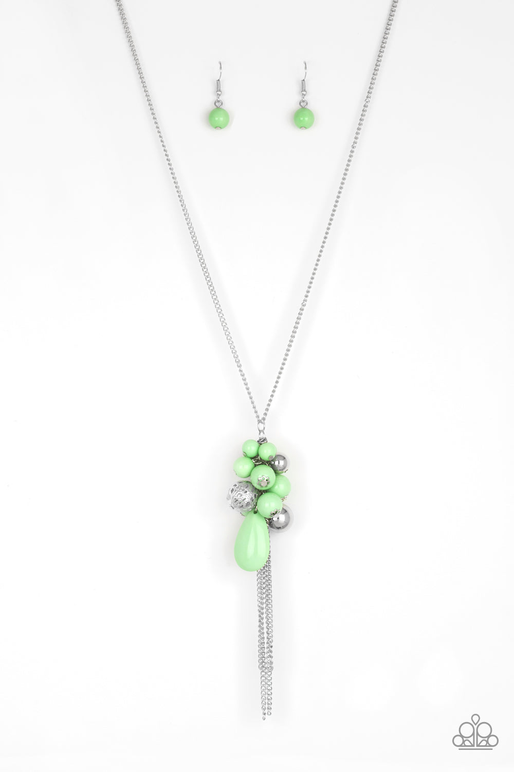 Its A Celebration Necklace - Green